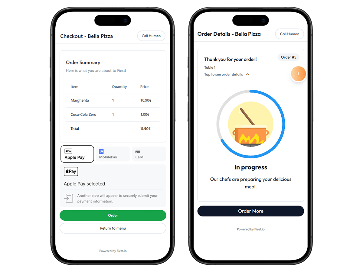 Seamless Ordering Process