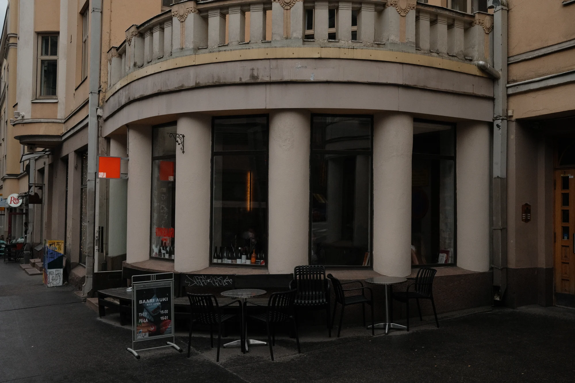 Gadeplan’s corner entrance in Helsinki